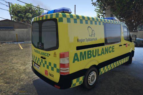 Danish Falck Sprinter Ambulance